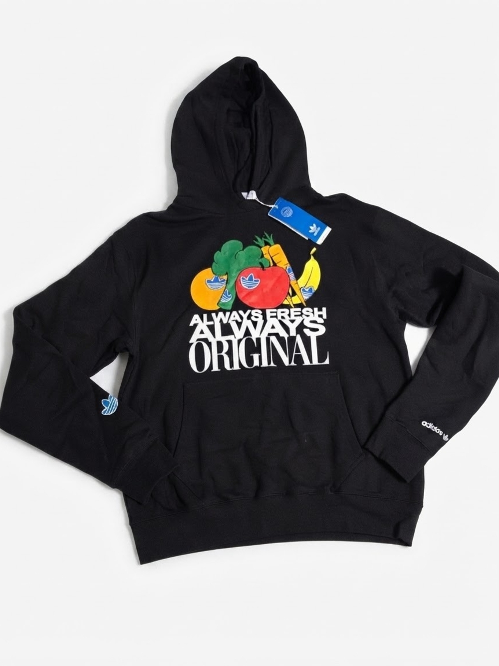 Adidas Original Men’s Black 'Always Original' Graphic Hoodie